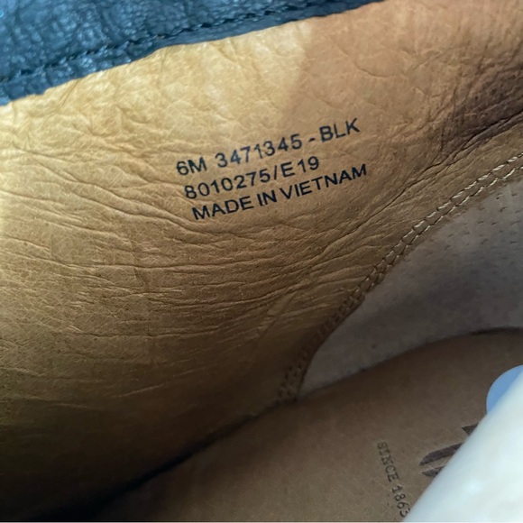 Frye Black Leather Western Ankle Booties SZ 6 - Picture 9 of 11